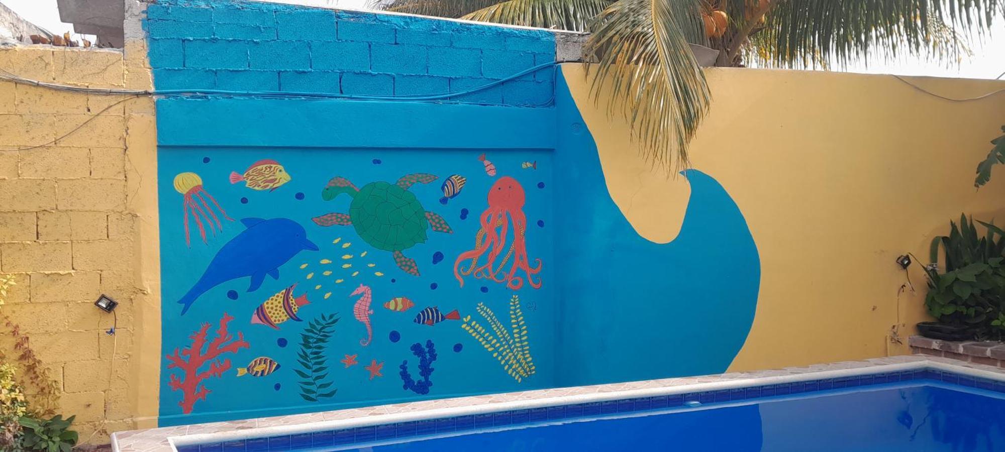Malecon Beach House In Progreso 1 Block From Beach エクステリア 写真